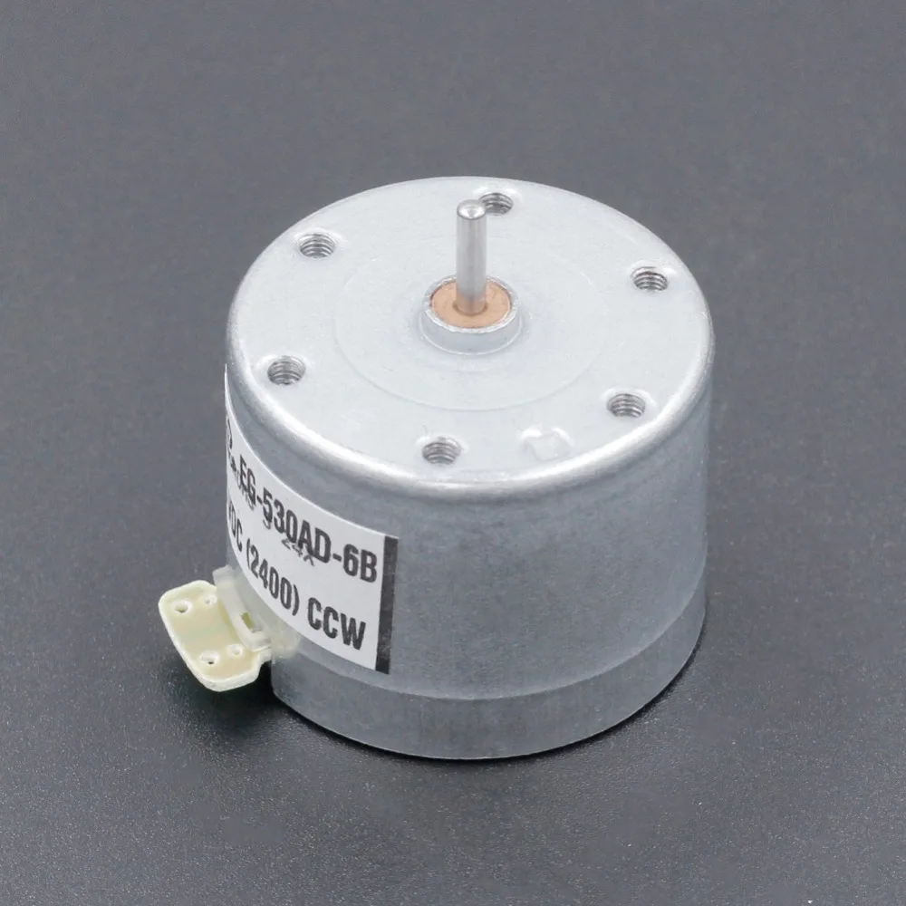 

Original new for mabuchi 100% home recorder micro DC motor CCW forward 12V single speed motor EG-530AD-6F/6B 6 9 12V