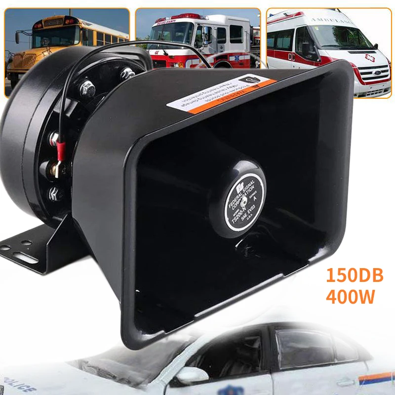 Автомобильная сигнализация рога Мегафоны электронный Динамик, 12V 200W 180Db громкий автомобильный политики Сирена+ Mic PA Динамик Предупреждение Регулируемый 9 тонов