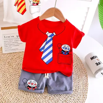 

Boys' Sets Short-Sleeved T Shirt and Shorts 2020 Summer