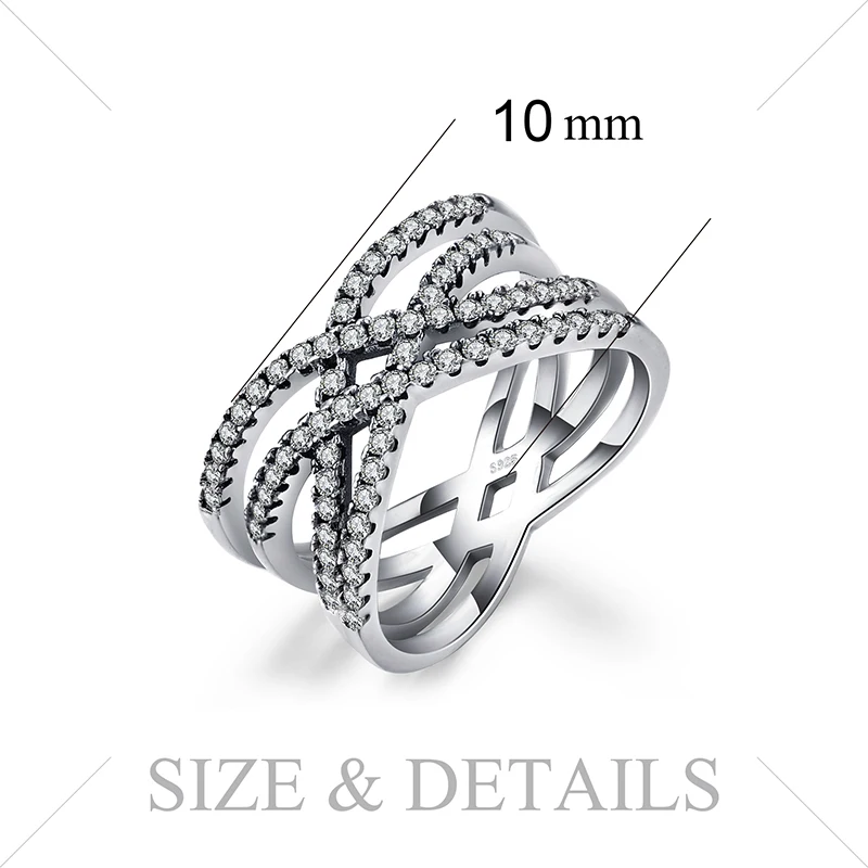 Ювелирное 925 пробы Серебряное переплетенное массивное кольцо, красивые ювелирные изделия, новинка, лидер продаж для женщин, лучшие подарки