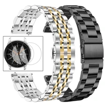 2 набора для samsung galaxy watch active band 44 мм 40 Gear S3 Frontier 46 42 с защитной