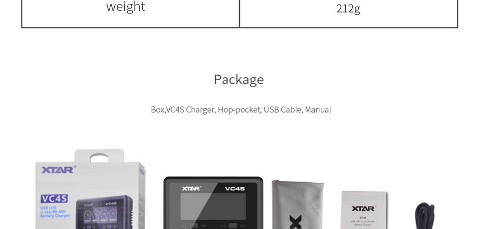 Новые Зарядное устройство XTAR VC4 VC4S QC3.0 быстрой зарядки 3,7 V 1,2 V микро USB Зарядное устройство 18650 26650 16340 14500 AA AAA Батарея Зарядное устройство