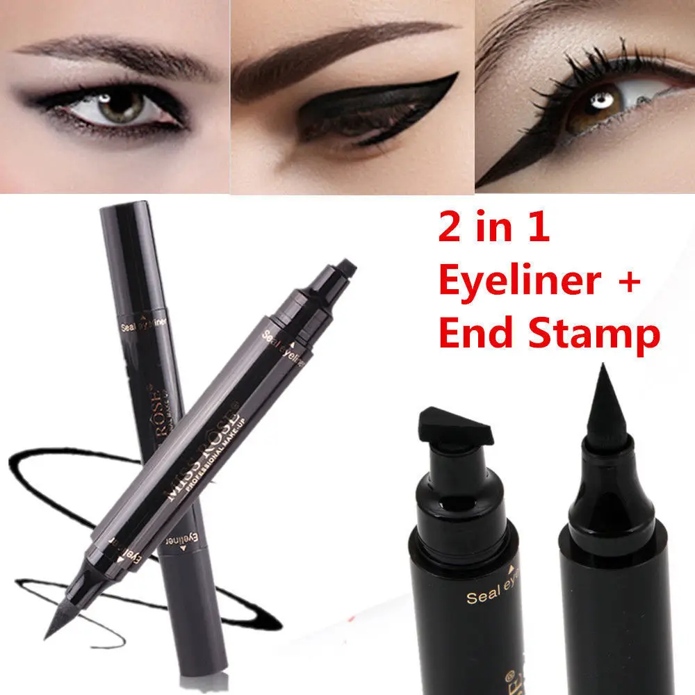 Макияж Жидкая кошка подводка для глаз Карандаш Водонепроницаемый крыло подводка для глаз черный цвет длинная Стойкая подводка для глаз Карандаш Макияж для женщин натуральный