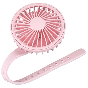 

Watch Fans Wearable Strap Wrist Fans Mini Fan Watch-Shaped Fan for Indoor and Outdoor Use Pink