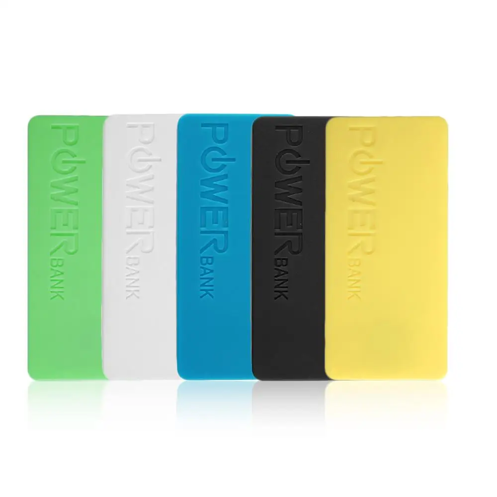 5600mAh 5V USB DIY Powerbank Case Portable External 2X18650 Battery Storage Box Power Bank Case Box Shell For Mobile Phones