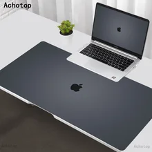 Apple Logo Mouse Pad büyük oyun Mouse Pad xxl Apple desen büyük klavye masası oyun Anime Mouse Mat 900x400 kauçuk Tapis Souris