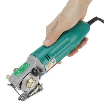 

New 65W 220V Rotary Blade Electric Round Knife Electric Scissors Cloth Cutter Fabric Cutting Machine US Plug
