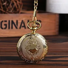 Большой Классический золотистый корпус выгравирован с колокольчиком с узором и задней оболочкой печатается с нежным рисунком