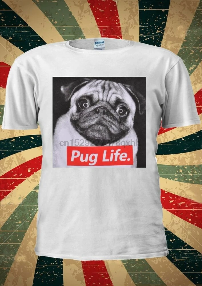 pug life dog shirt