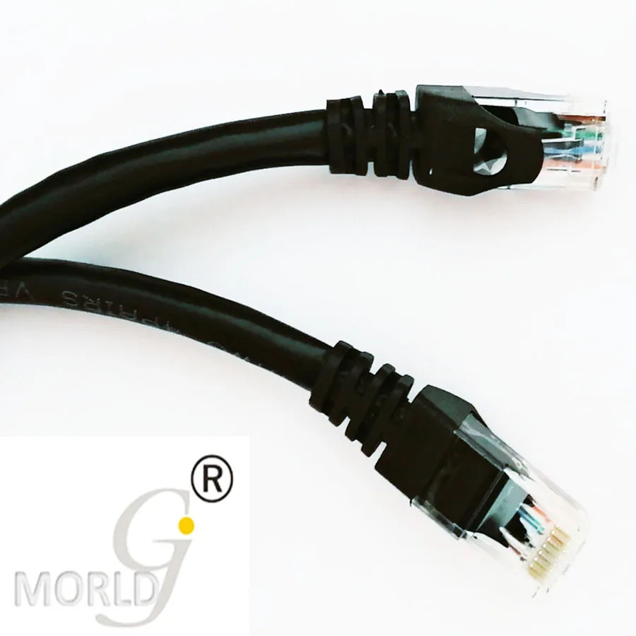Vention Cat5e Patch Cord Cable Ethernet Internet Network LAN RJ45 BLACK LOT CN