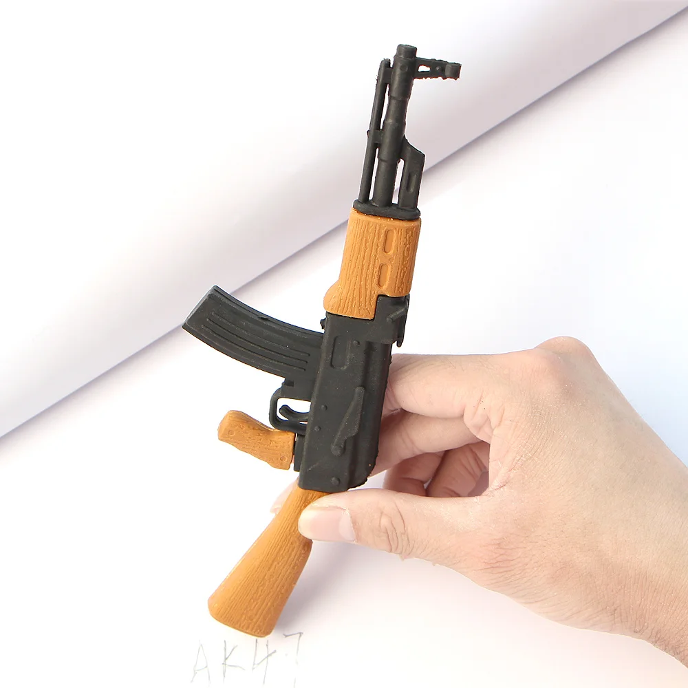 1 шт. ластик для ружья AK47 мальчиков Необычные персонализированные школьные