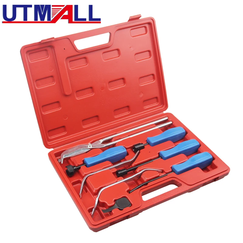  8pcs Car Auto Drum Brake Adjusting Tool Set Spoon Wrench Adjuster Kit