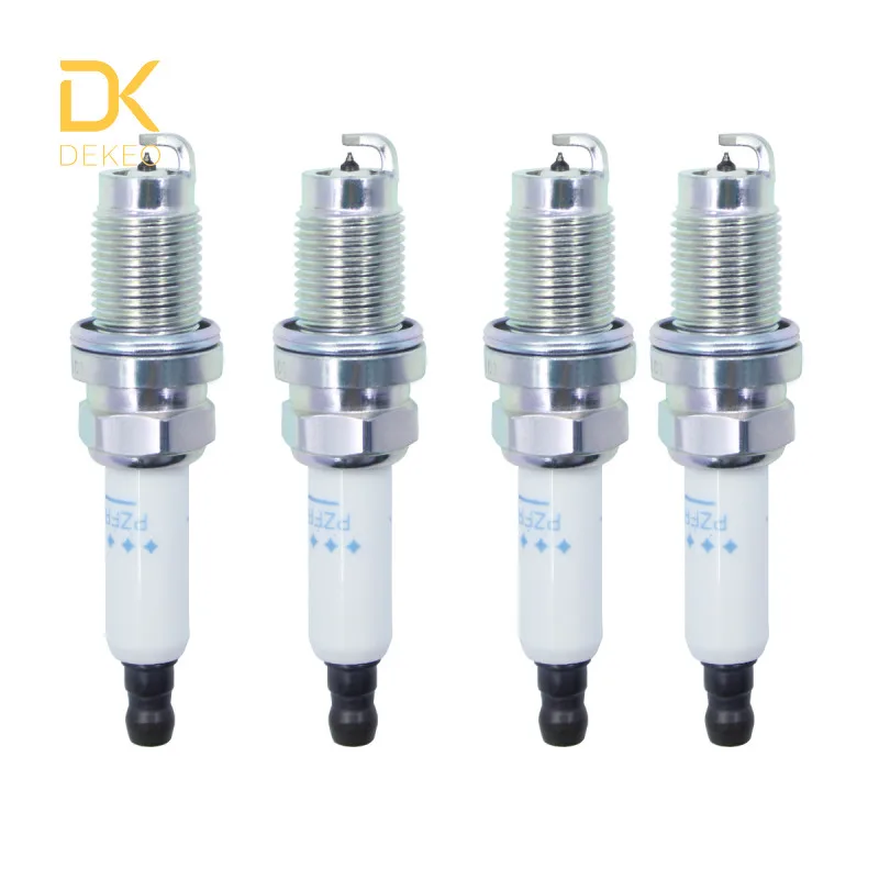 Dekeo Platinum Свеча зажигания PZFR6R(5758) FR6HI332 VK20 Замена для Audi A1/3 для Volkswagen Golf 5/6 для Skoda Superb 1,4 T 4 шт - Цвет: 4PCS