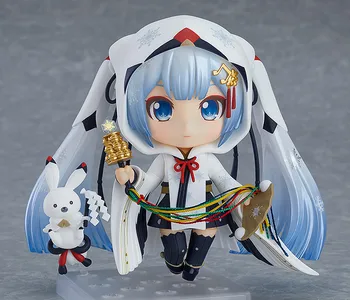 

Snow Hatsune Miku Crane Priestess Ver. Cute Anime 10CM Action Figure Toys Model