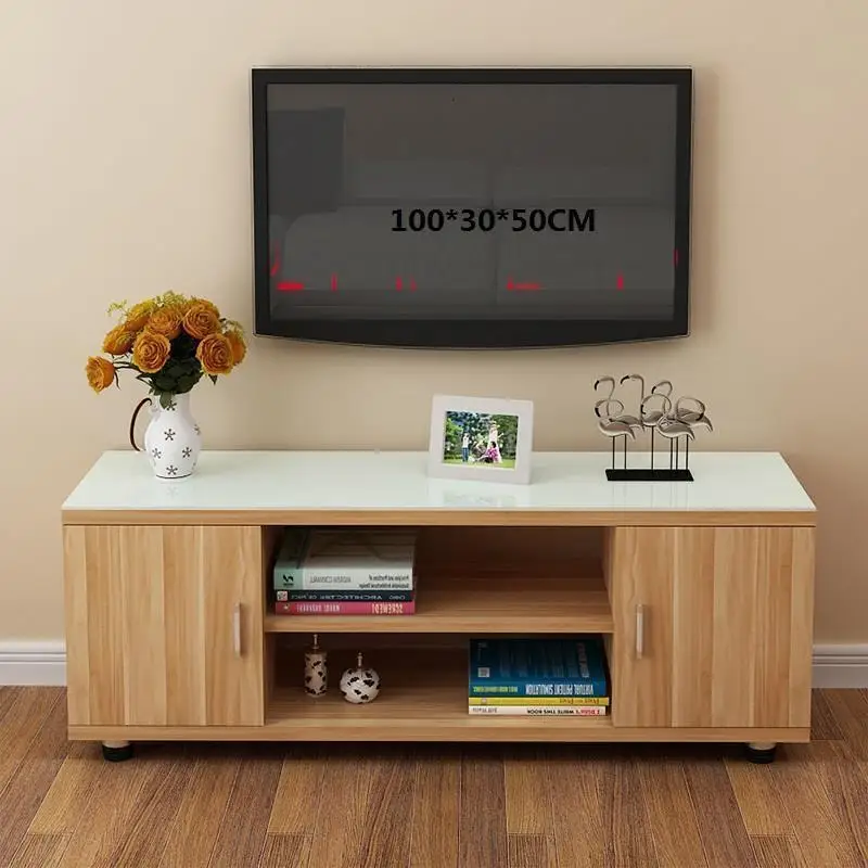 Ecran Plat Китай Lcd Meuble модерн Меса современный Para потертый шик деревянный монитор стол Mueble мебель для гостиной ТВ стойка - Цвет: MODEL B