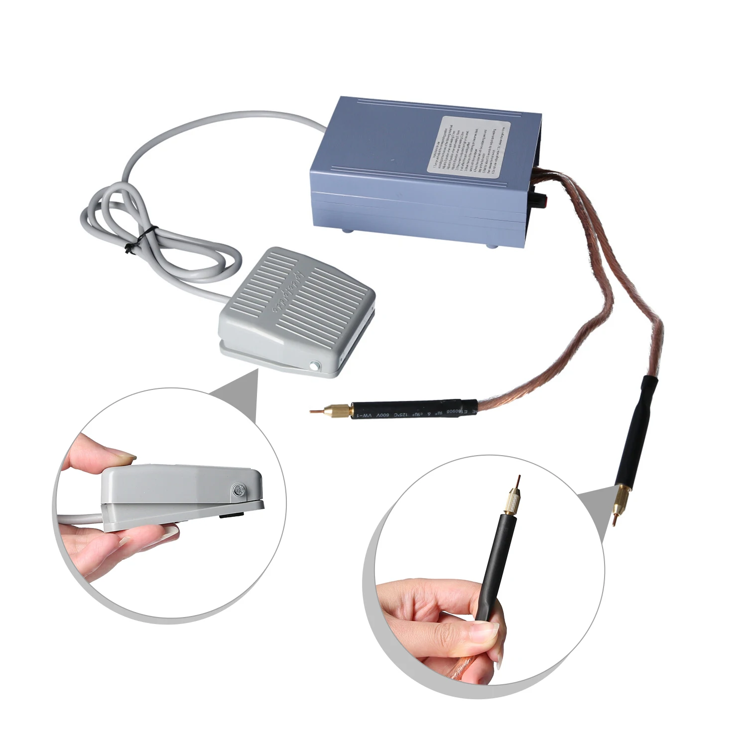 Saldatrice A Punti Portatile Mini - Alimentata A Batteria 18650, Ideale Per Piccole Riparazioni