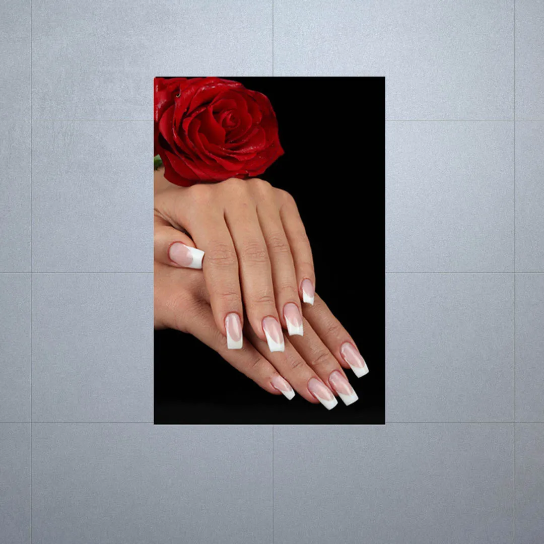 Red Rose Body Spa Nail Yoga Salon Massage Poster Immagini Hd Canvas Wall Art Home Decor Dipinti Per Decorazioni Soggiorno