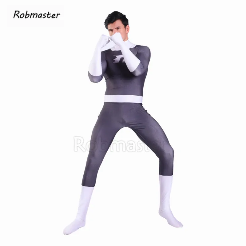 Костюм для взрослых и детей мальчиков Danny Phantom костюм косплея 3D принт спандекс