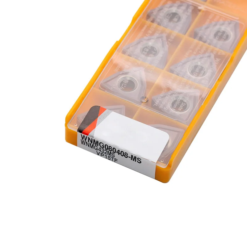 10 шт. WNMG080408 MA MS VP15TF твердосплавные вставки высокого качества вставка из твердого сплава внешний токарный инструмент токарный станок с ЧПУ для нержавеющей стали