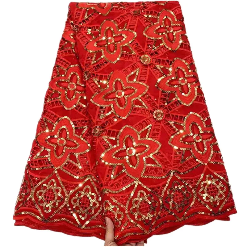 

African Chiffon Lace Fabric 2021 High Quality Lace Guipure Cord Water Soluble Lace Nigerian Lace Fabrics For Wedding dp70-40