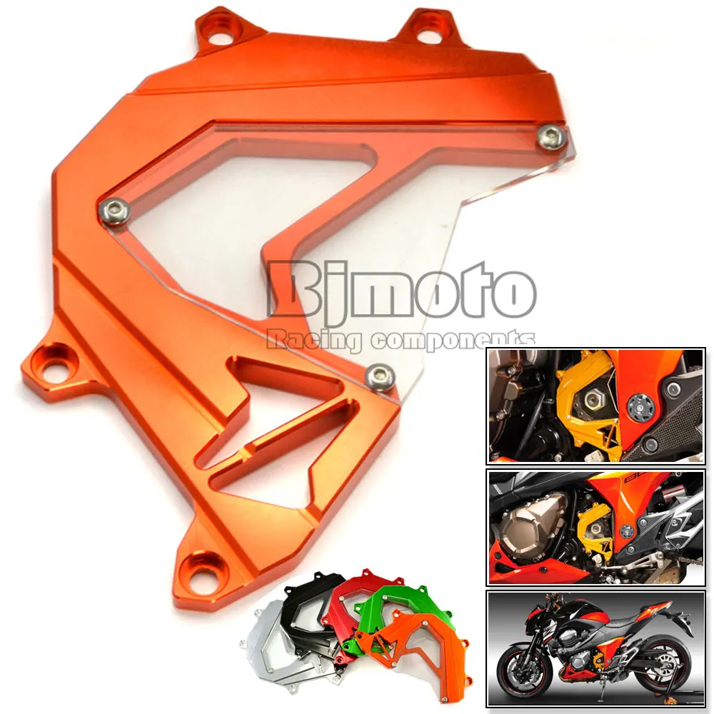 

Front Sprocket Cover For Kawasaki Z800 2013-2016 Engine Guard Chain Cover Protection CNC Aluminum 6061 Anodized