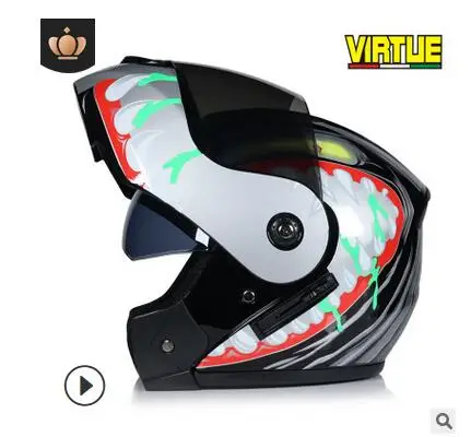 MSUEFKD Полный мотоциклетный шлем для верховой езды мужской внедорожный Горные DH гоночный шлем перекрестный шлем capacetes - Цвет: 15