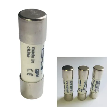 

10 Pcs 1000 VDC Fuse Solar PV Explosion-proof Fuse Silver - 12A