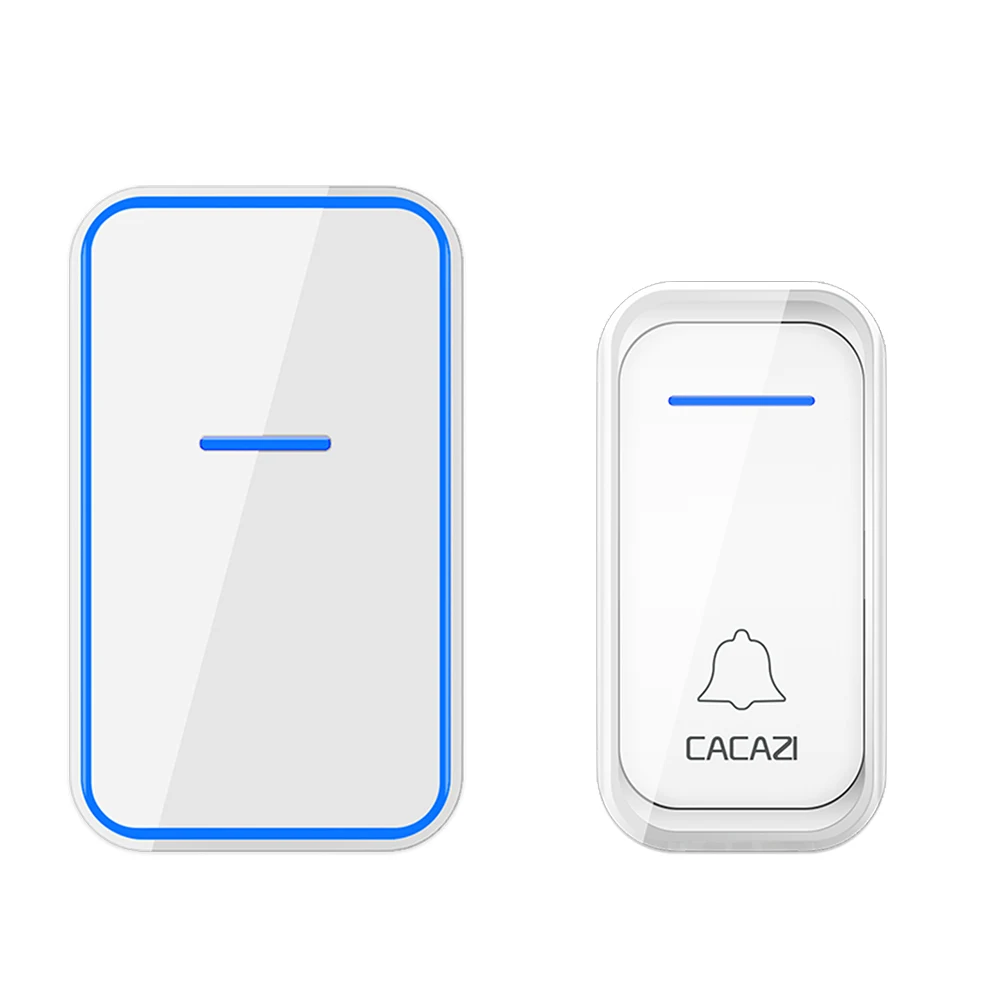 

JuneJour Wireless Doorbell 100-220V Waterproof Door Bell 38 Rings Remote Digital Door Bell (1 Receiver & 1 Transmitters)