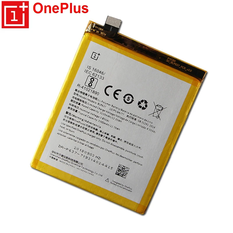 Bateria para Oneplus A5000 Bateria para Oneplus 5t A5010 Mais + 5t 100 3210 Mah de Capacidade Completa Akku Mais Kit de Ferramentas 3300 - Image 3