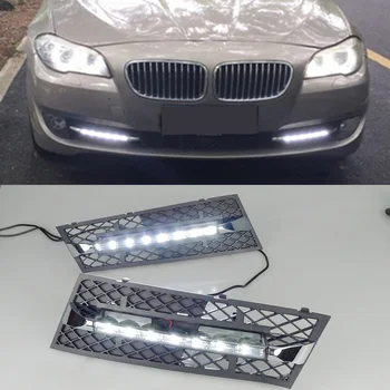 

DRL For BMW F10 F18 5series 520i 525i 530i 535i 2010 2011 2012 2013 Daytime Running Lights Daylight Car LED Fog head Lamp cover