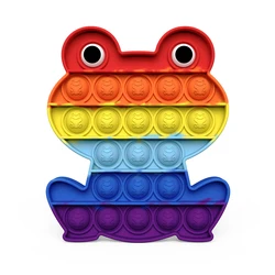 Jouets sensoriels Anti Stress Rainbow Frog Fidget, jeu spécial pour enfants, jouet éducatif Anti Stress, soulagement de la décompression, cadeau pour adultes 