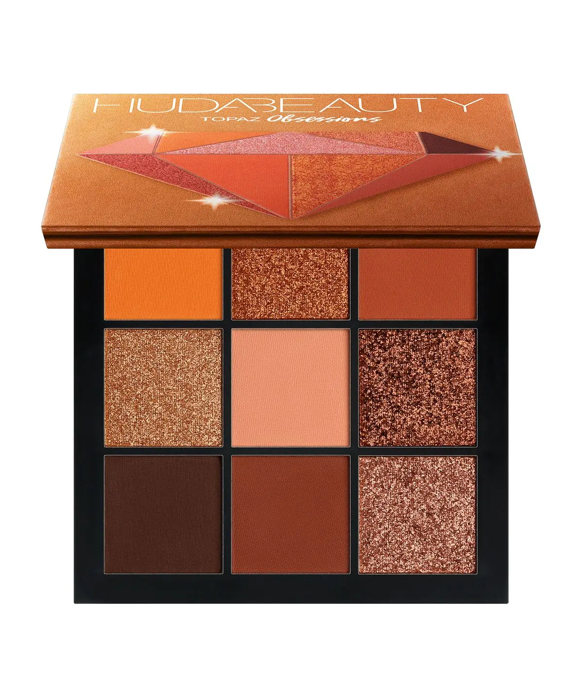 Новая палитра Hudas beauty Ruby Obsessions Палетка матовых теней Shimmer Nude Макияж Блеск тени для смоки айс порошок - Цвет: Тёмно-синий