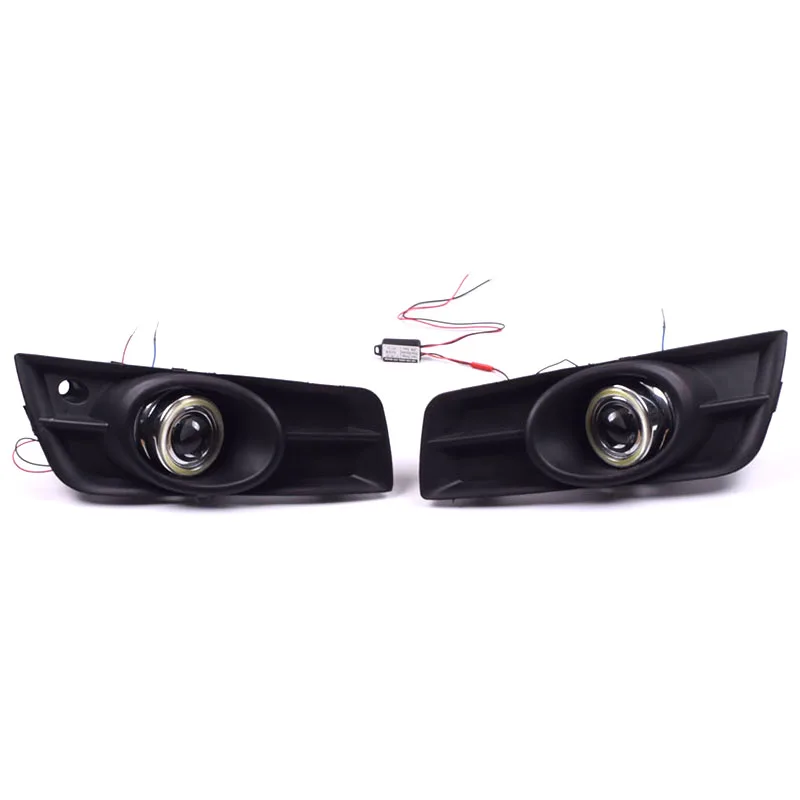 СВЕТОДИОДНЫЙ DRL Дневной светильник противотуманная фара автомобиля 12V для бега светильник s с Ангельские глазки для Chevrolet Cruze 2009