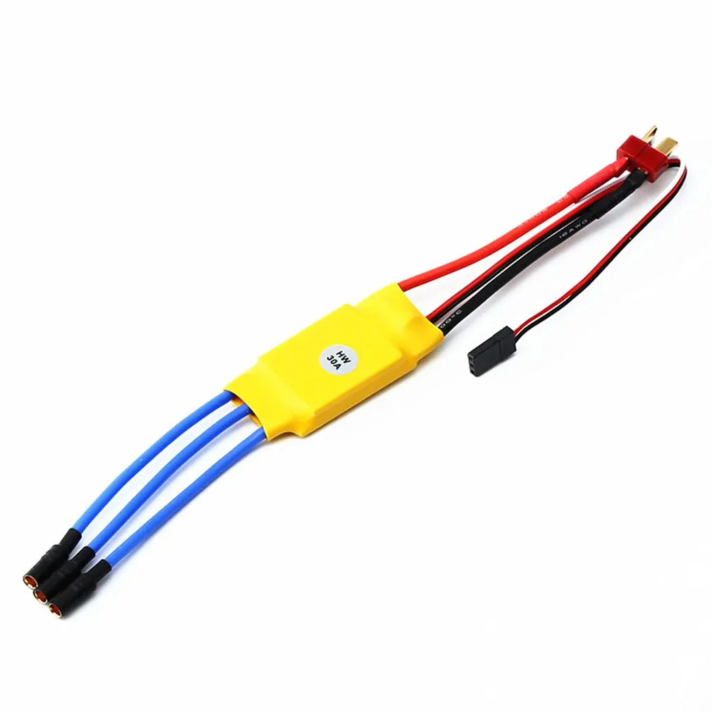 

Brushless Motor For Remote Control Aircraft Quadcopter Drone Model Brushless Esc Yellow 3.5Mm Banana Head T Plug Welded