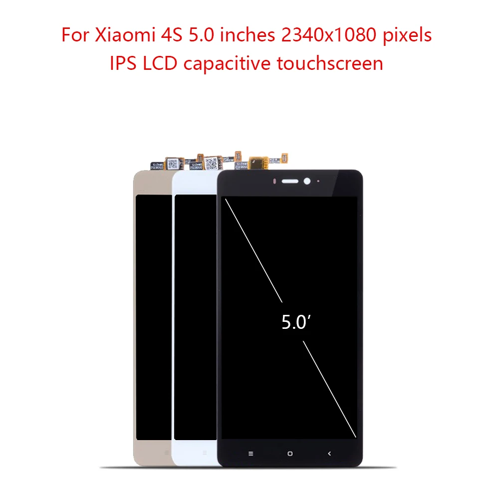 

5.0"Original For XIAOMI M4s MI4s M4 LCD Display Touch Screen with Frame Digitizer For XIAOMI MI 4s Display For XIAOMI Mi 4S LCD