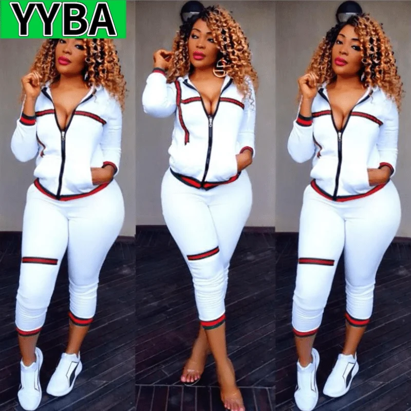 

YYBA womens tracksuit set Dashiki Traditional African Clothing Two Piece Women Africaine Print Bodycon Pants African Clothes