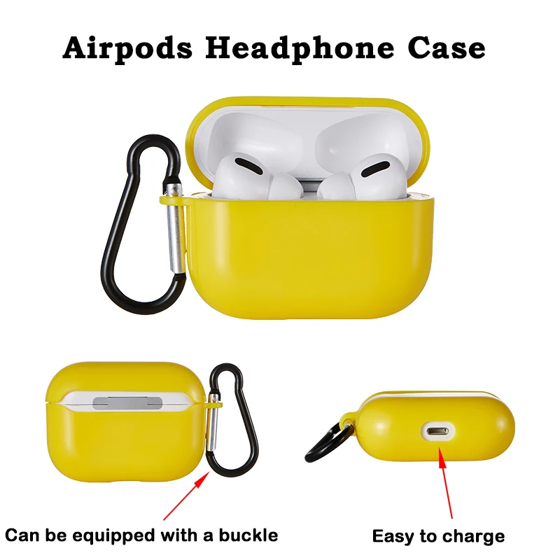 

Solf Silicone New Case for Airpods 1 2 Pro Cases Shockproof Bluetooth Wireless Headphone Earphone Protective Covers Accessories
