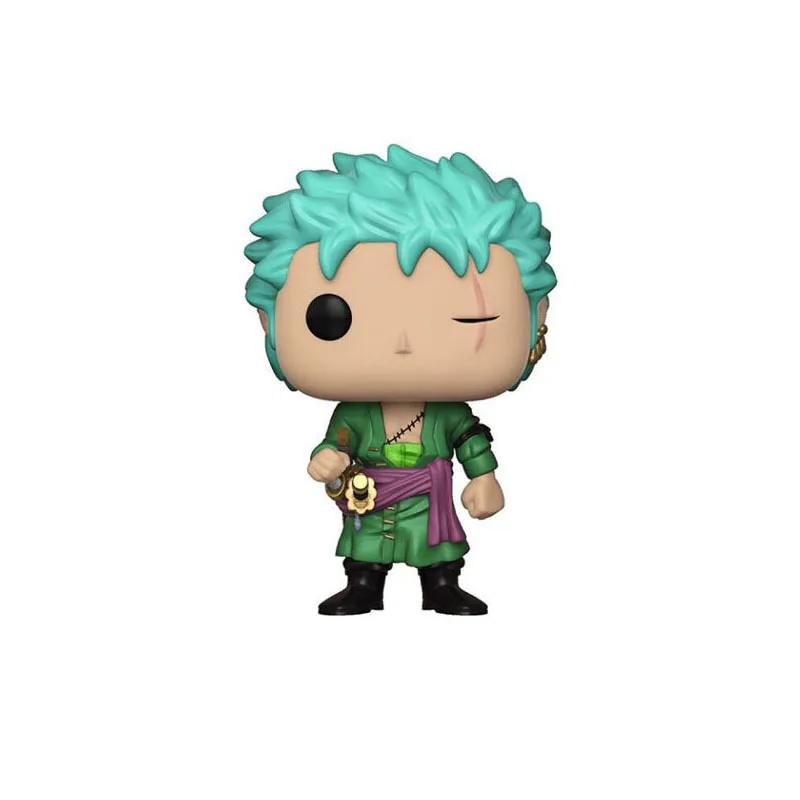 FUNKO POP ONE PIECE & Roronoa Zoro #327 виниловая экшн фигурка Коллекционная модель игрушки для