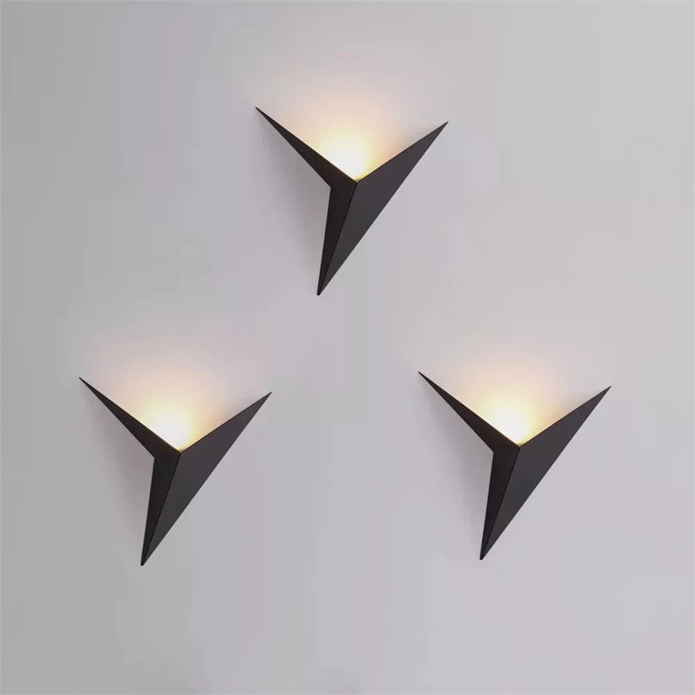 Modern minimalist triangle shape LED Wall Lamps Nordic style Indoor Wall Lamps Living Room Lights 3W AC85-265V Simple LightingModern minimalist triangle shape LED Wall Lamps Nordic style Indoor Wall Lamps Living Room Lights 3W AC85-265V Simple Lighting bathroom wall light fixtures