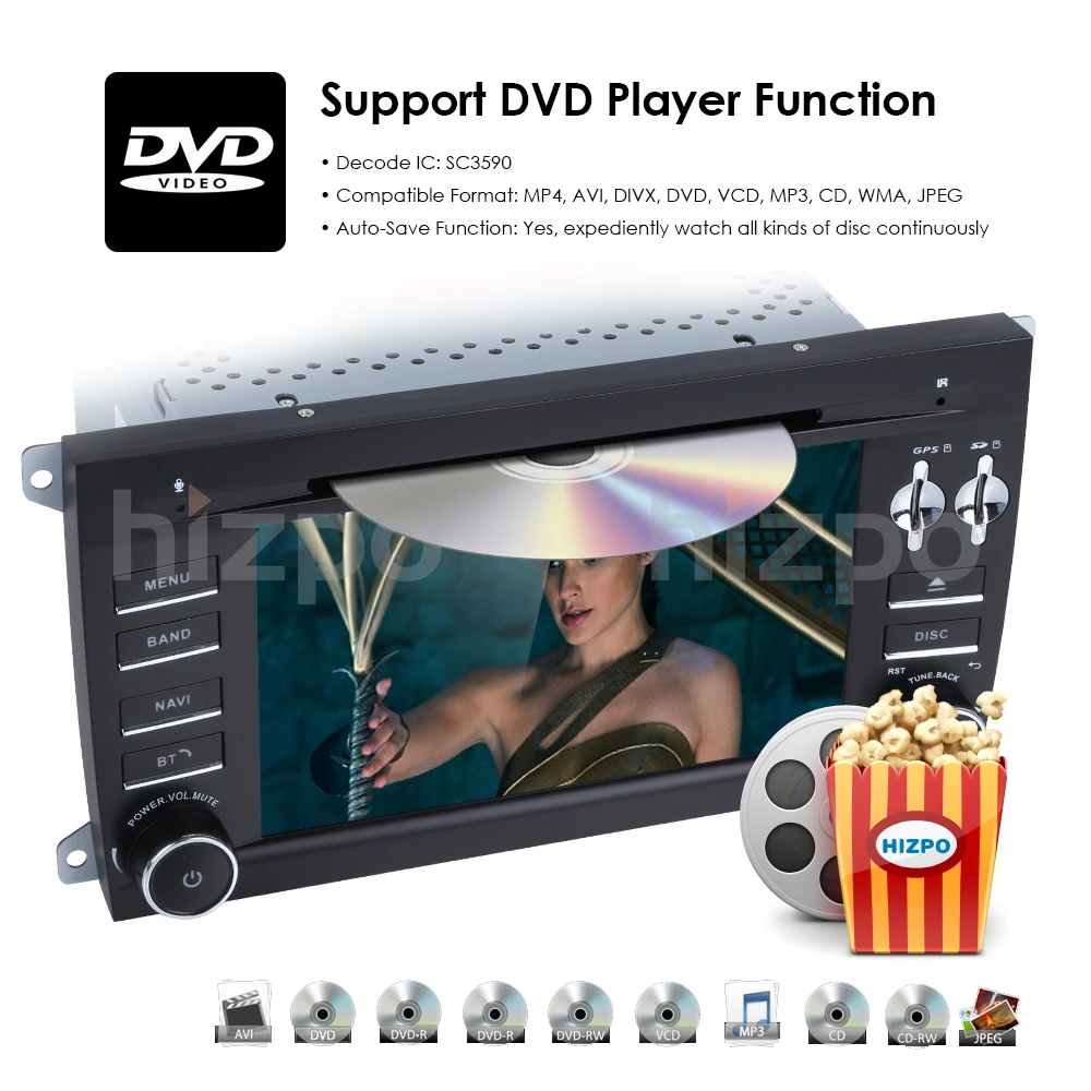 Clearance Android 9.0 Car DVD Multimedia Player For Porsche Cayenne 2003 2004 2005 2006 2007 2008 2009 2010 GPS Navigation Radio Head Unit 19