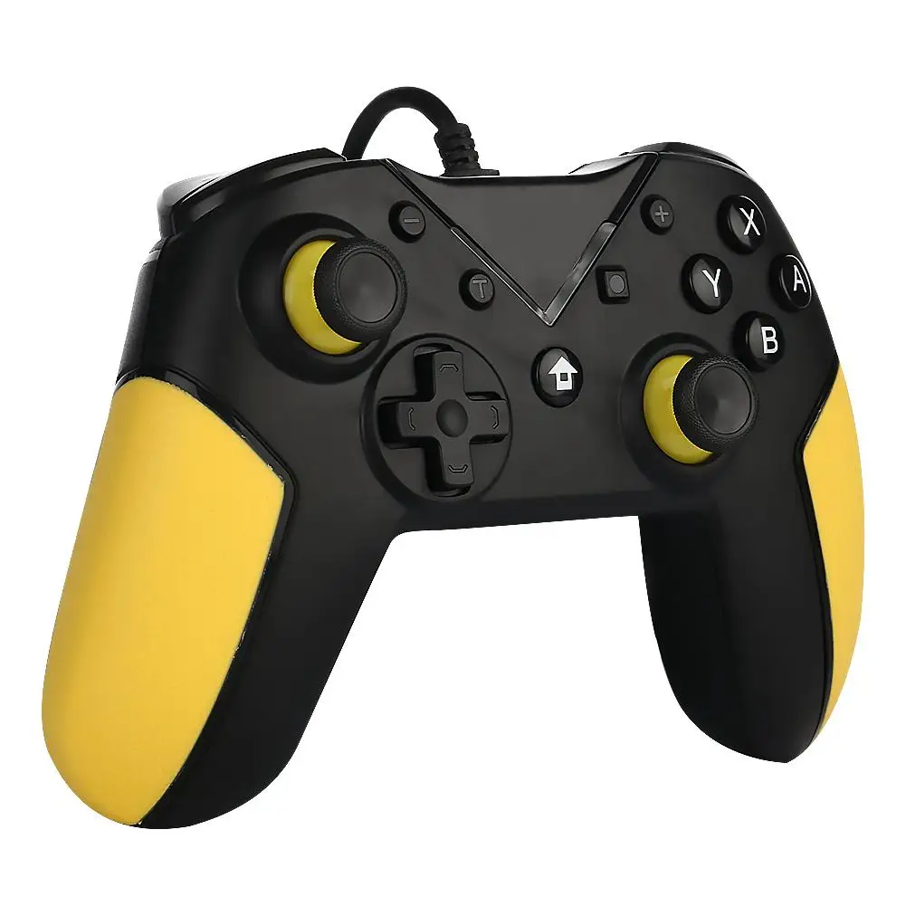 Wired Gamepad Support Voice 6 Axis Dual Motor Joystick fit for Nintend Switch Built in 3 5MM Headphone Jack for 48K Stereo