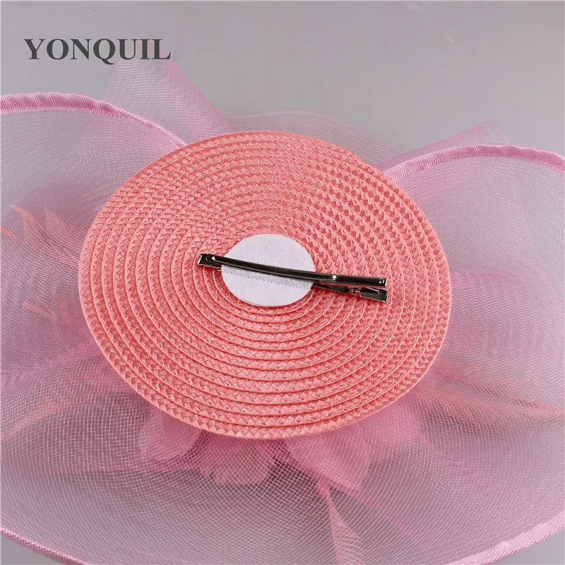 Women Feather Mesh Feathers Fascinator Hats Ladies Elegant Kenucky Derby Cocktail Fedora Hats Elegant Headband hair accessories