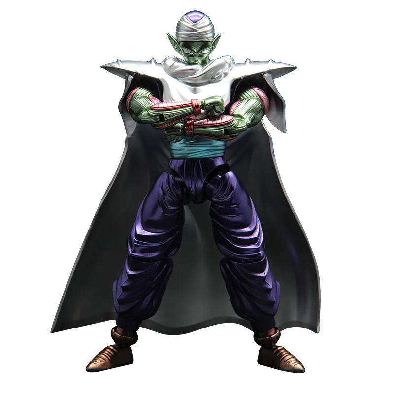 Многоцветный Dragon Ball Сборная модель металлическая раскраска волшебный мальчик подвижные швы Piccolo большой дьявол флейта GK статуя резиновая фигурка героя Коллекция Модель игрушки M2876 - Цвет: Многоцветный