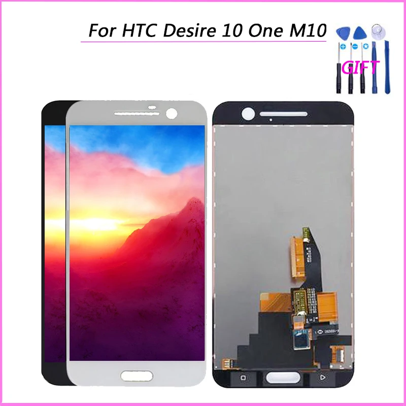ЖК-дисплей для HTC Desire 10 One M10 с сенсорным экраном и дигитайзером M10H запасные части