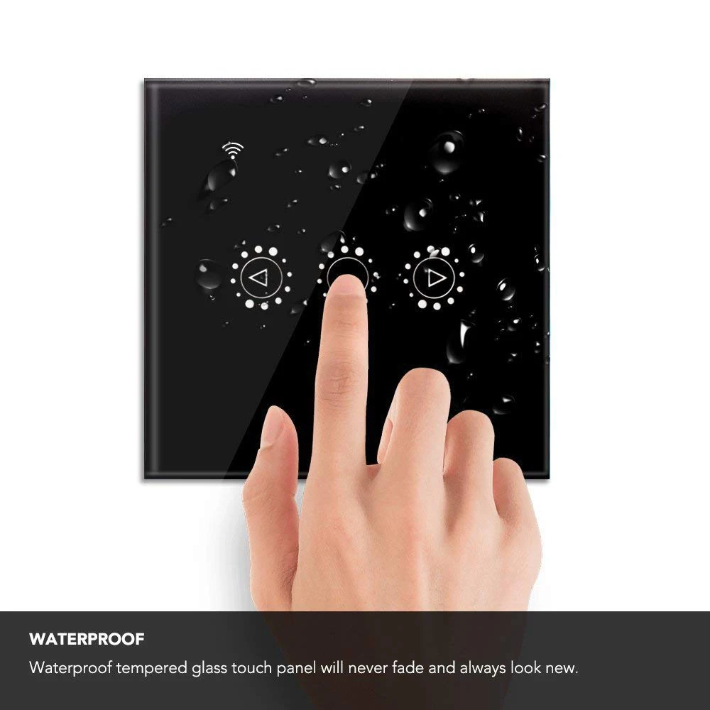 

Hot Smart LED Light Touched Switch Wall Wifi Lamp Light Switch Voice Control Phone APP Switch Light EU UK for Alexa Google Home