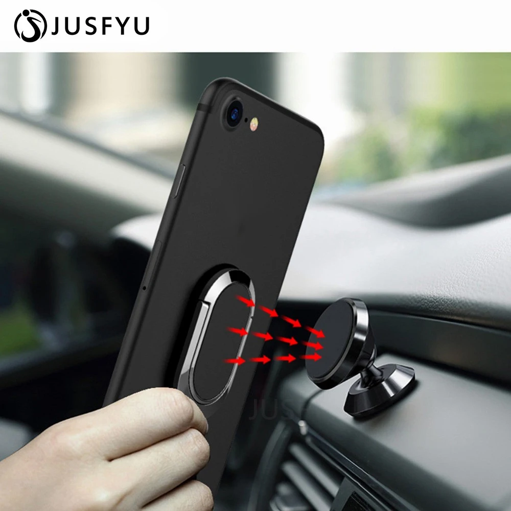 

Magnetic Car Phone Holder For iPhone 6 7 Plus X Stand 360 Degree Console GPS Car Holder For Xiaomi Mi6 Mi8 SE Soporte Movil Auto