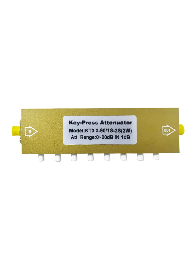 

SMA key adjustable attenuator 4G RF attenuator 1dB adjustable step attenuation 0-90DB custom connector