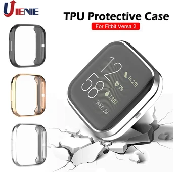 

TPU Protection Case for Fitbit Versa 2 Cover Smart Bracelet Watch Soft Silicone Full Cover Protective Case Shell Frame