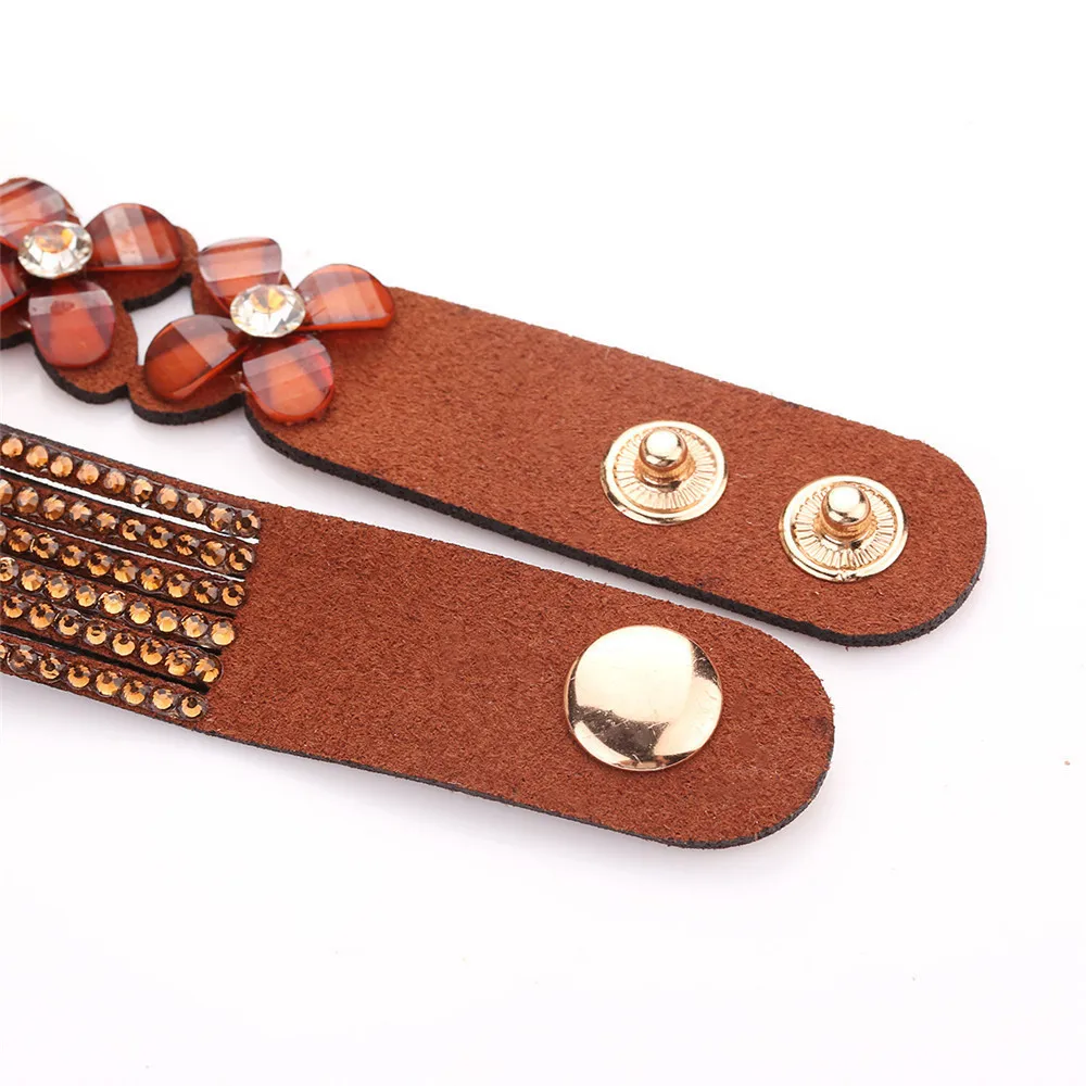 CCQ бренд Для женщин Стразы Часы-браслет Повседневное Роскошный кожаный чехол с украшениями в виде кристаллов и цветов в полоску, кварцевые часы, Relogio Feminino