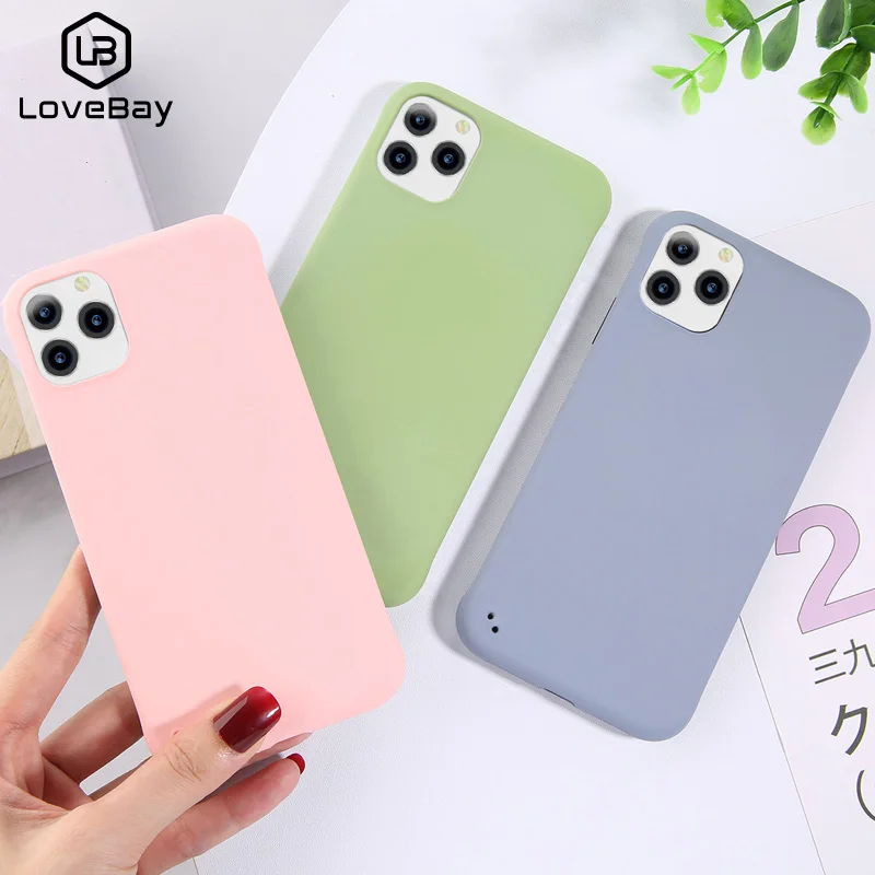 

Lovebay Candy Color Frameless Phone Case For iPhone XR 2019 XS 2019 Matte Hard PC Simple Cases Cover For iPhone XS Max 2019